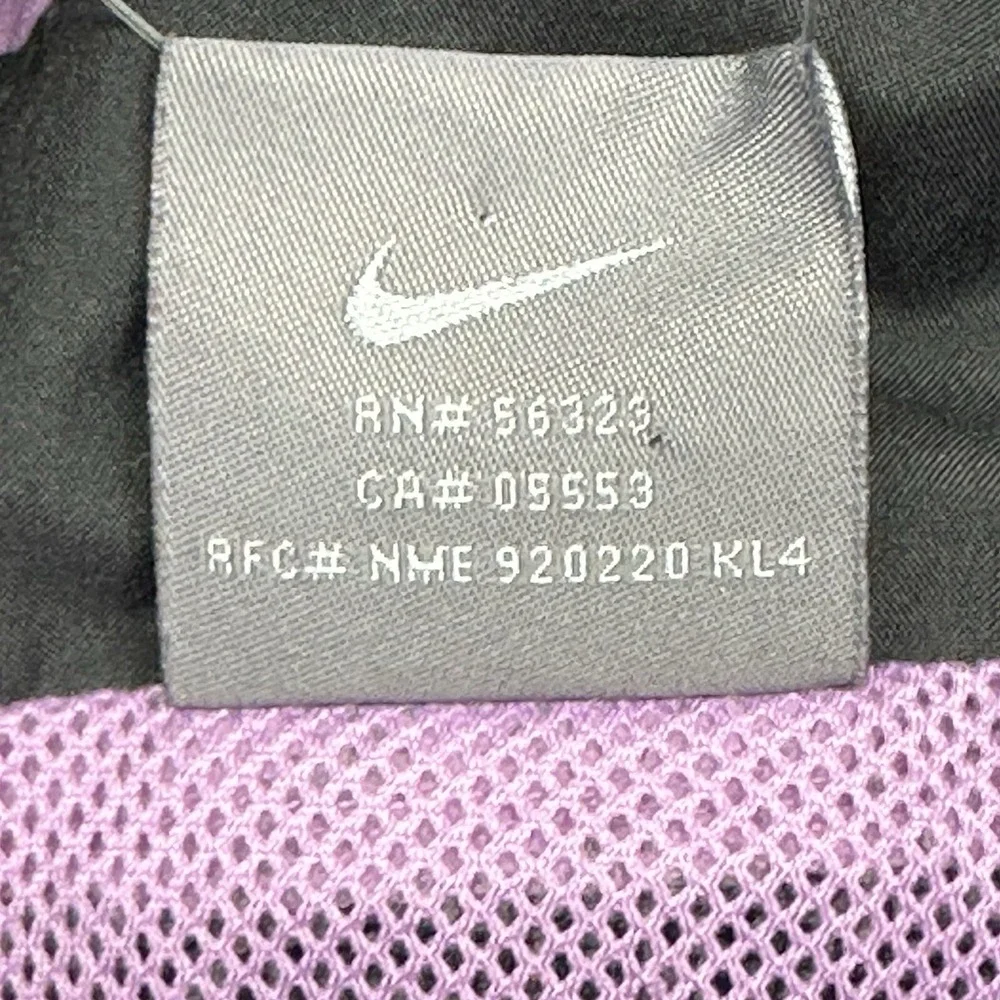 NIKE Womens Small 4-6 F6USH 127203 Full-Zip Purple Polyester Athletic Jacket